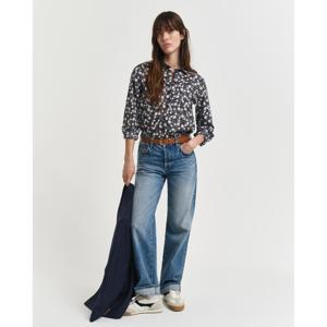Gant Regular Fit Floral Print Cotton Voile Shirt
